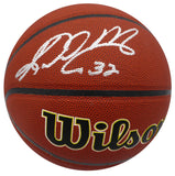 Karl Malone & John Stockton Autographed Wilson Basketball Jazz Beckett 6