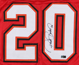 Ronde Barber Signed Tampa Bay Buccaneers Jersey (Radtke COA) 5xPro Bowl Def Back