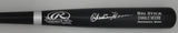 Brewers CHARLIE MOORE Signed Rawlings Big Stick Name Engraved Black Bat AUTO JSA