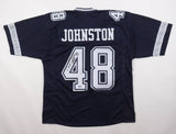 Daryl Johnston Signed Dallas Cowboys Jersey Inscribed "Moose" (Beckett) Fullback