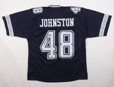 Daryl Johnston Signed Dallas Cowboys Jersey Inscribed "Moose" (Beckett) Fullback