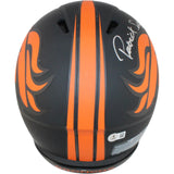 Patrick Surtain Autographed Denver Broncos Pro Helmet Eclipse Beckett WIT 53131