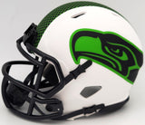 WALTER JONES AUTOGRAPHED SEAHAWKS LUNAR ECLIPSE MINI HELMET MCS HOLO 203086