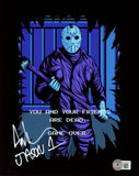 Ari Lehman Autographed/Signed Friday The 13th 8x10 Photo Jason Beckett 36398