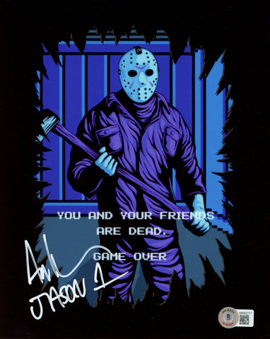 Ari Lehman Autographed/Signed Friday The 13th 8x10 Photo Jason Beckett 36398