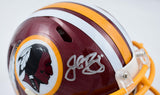 John Riggins Signed Washington Football Speed Mini Helmet- Beckett W Hologram