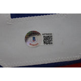 AJ Epenesa Autographed/Signed Pro Style sz XL Red Jersey Beckett Witness 50255