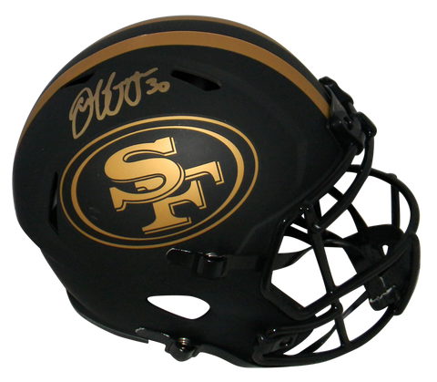 JEFF WILSON JR SIGNED SAN FRANCISCO 49ERS FULL SIZE ECLIPSE SPEED HELMET BECKETT