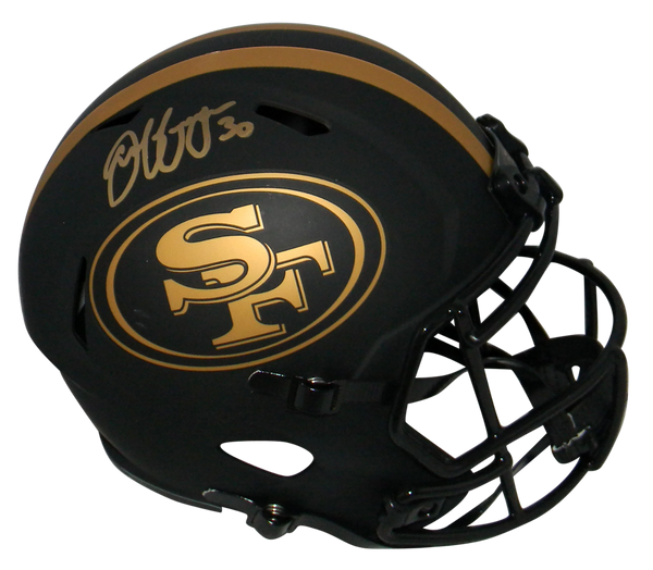 JEFF WILSON JR SIGNED SAN FRANCISCO 49ERS FULL SIZE ECLIPSE SPEED HELMET BECKETT