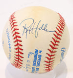 Rex Hudler Autographed Official American Leauge Baseball JSA COA