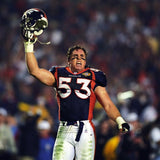 Bill Romanowski Signed Denver Broncos Jersey (Beckett) 4xSuper Bowl Champ