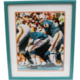Bob Griese Signed Miami Dolphins Framed 16x20 Photo HOF Mounted Memories 51341