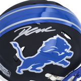 D'Andre Swift Autographed Lions Black Matte Mini Speed Helmet Fanatics