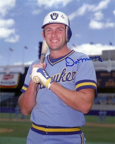 Brewers DON MONEY Signed 8x10 Photo #11 AUTO - 1982 World Series & AL Champ