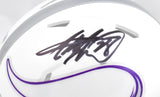 Adrian Peterson Autographed Vikings Alt 24 Speed Mini Helmet-Beckett W Hologram