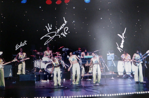 The Ohio Players Autographed 12x18 Photo With 3 Signatures (Smudged)