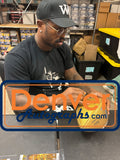 Von Miller Autographed/Signed Denver Broncos SB 50 Gold Football Beckett 48685