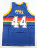 Dan Issel Signed Denver Nuggets Jersey (JSA COA) 6xNBA All Star/ HOF 1993 Center