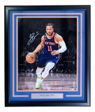 Jalen Brunson Signed Framed 16x20 New York Knicks Photo 2 BAS ITP