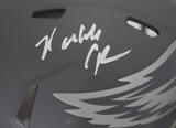 Randall Cunningham Signed Philadelphia Eagles Slate Mini Helmet BAS 45884