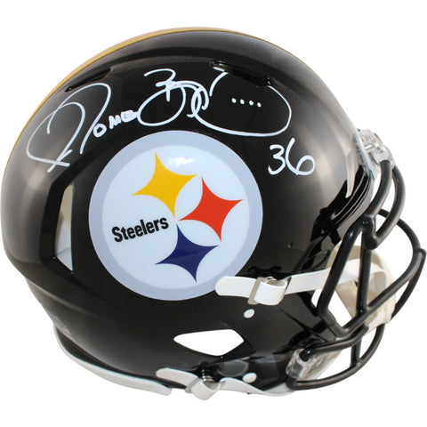 Jerome Bettis Signed Pittsburgh Steelers Authentic Helmet Beckett Witness 51680