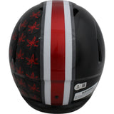 Quinshon Judkins Autographed Ohio State Buckeyes Black F/S Helmet Beckett 49638