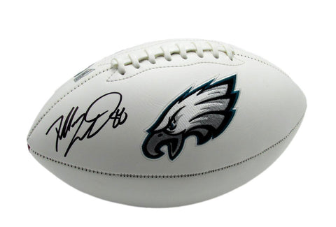 Dallas Goedert Autographed Philadelphia Eagles Logo Football Fanatics 177704