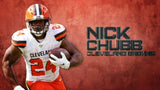 Nick Chubb Signed Browns #24 Jersey (JSA) Cleveland's 2nd Round Pick 2018