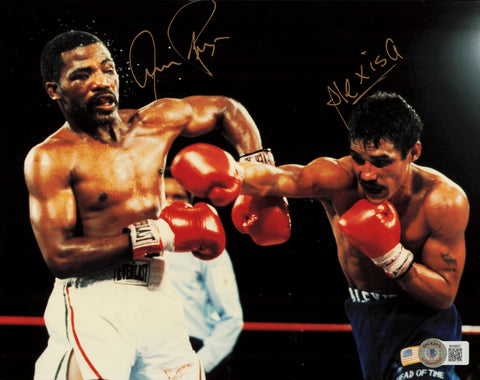 Alexis Arguello & Aaron Pryor Autographed 8x10 Photo Beckett BAS QR #BK08937