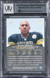 Steelers Hines Ward Signed 1998 Topps Finest #148 Rookie Card Auto 10! BAS Slab