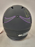 JUSTIN JEFFERSON & DALVIN COOK SIGNED VIKINGS ECLIPSE SPEED AUTHENTIC HELMET BAS