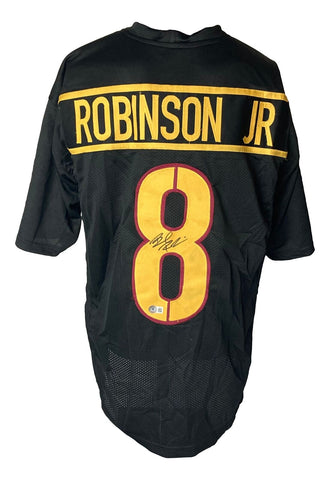 Brian Robinson Jr Washington Signed Black Alternate Football Jersey BAS