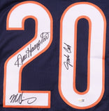 Dan Hampton, Mike Singletary, Jim Covert Signed Hall of Fame Bears Jersey /JSA