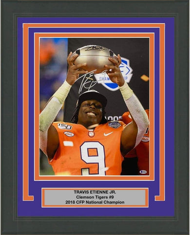 FRAMED Autographed/Signed TRAVIS ETIENNE JR Clemson 16x20 Photo BAS COA #1