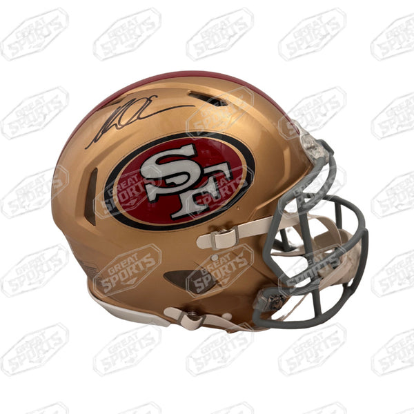 MIKE EVANS SIGNED SAN FRANCISCO 49ERS F/S SPEED AUTHENTIC HELMET BECKETT