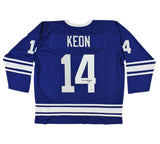 Dave Keon Signed Toronto Custom Blue Jersey