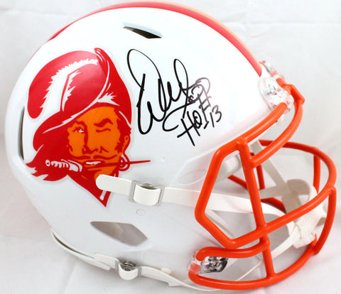 Warren Sapp Signed Buccaneers F/S 76-96 Speed Authentic Helmet W/HOF-BAWHologram