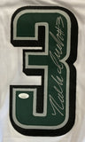 Nolan Smith Philadelphia Signed White Football Jersey JSA
