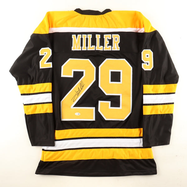 Jay Miller Signed Boston Bruins Jersey (JSA) Bostons 1980's Enforcer / Left Wing