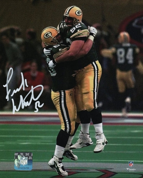 Packers Super Bowl XXXI Champ FRANK WINTERS Signed 8x10 Photo #1 AUTO