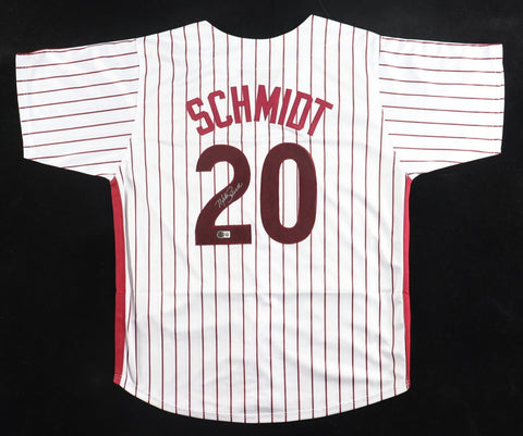 Mike Schmidt Signed Philadelphia Phillies Jersey (Beckett) 548 Career Home Runs