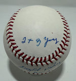 GAYLORD PERRY Signed Official MLB Baseball w/ 3 Scripts AUTO - JSA