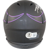 Adrian Peterson Autographed Minnesota Vikings Eclipse Mini Helmet Beckett 49852