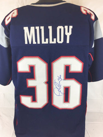 Lawyer Milloy Signed Patriots Jersey (Patriots Alumni Club) 4 Time Pro Bowl D.B.