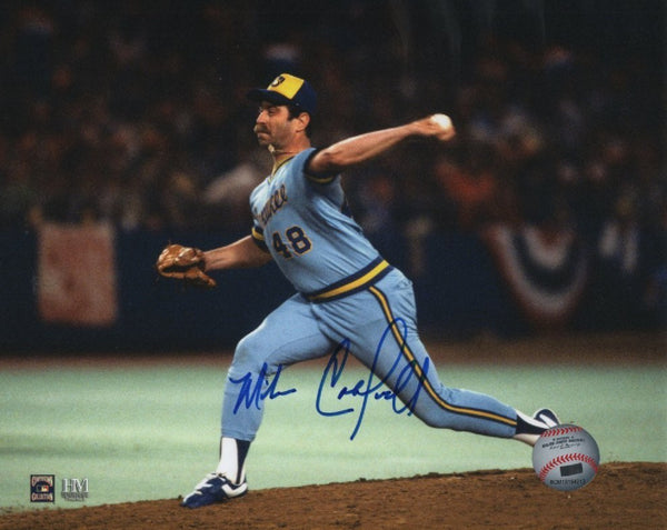 1982 Milwaukee Brewers Pitcher MIKE CALDWELL Signed 8x10 Action Photo #2 AUTO