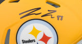 Pat Freiermuth Autographed Steelers Alt 25 Speed Mini Helmet - Beckett W Holo