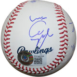 Sandlot Signed OML Baseball Patrick Renna +7 w/Character Name Beckett 50335