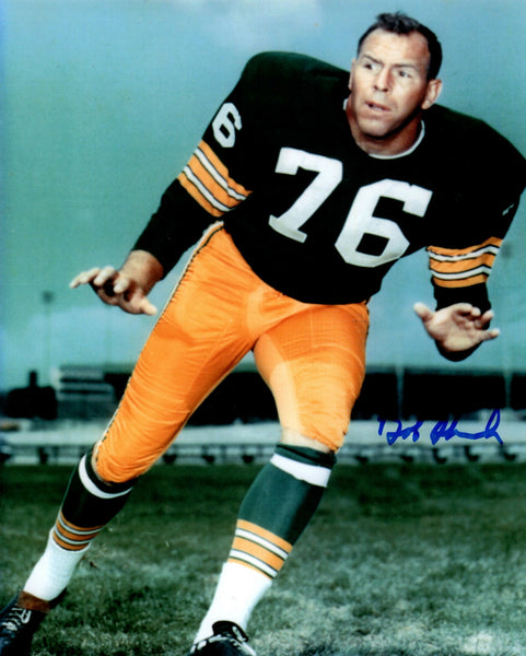 Packers BOB SKORONSKI (d) Signed 8x10 Photo #1 AUTO - SB I & II Champs - GBP HOF