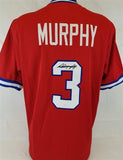 Dale Murphy Signed Atlanta Braves Red Jersey (JSA COA) 2xN.L. MVP (1982,1983)