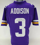 Jordan Addison Signed Minnesota Vikings Jersey (Beckett) Ex-USC Wide Receiver